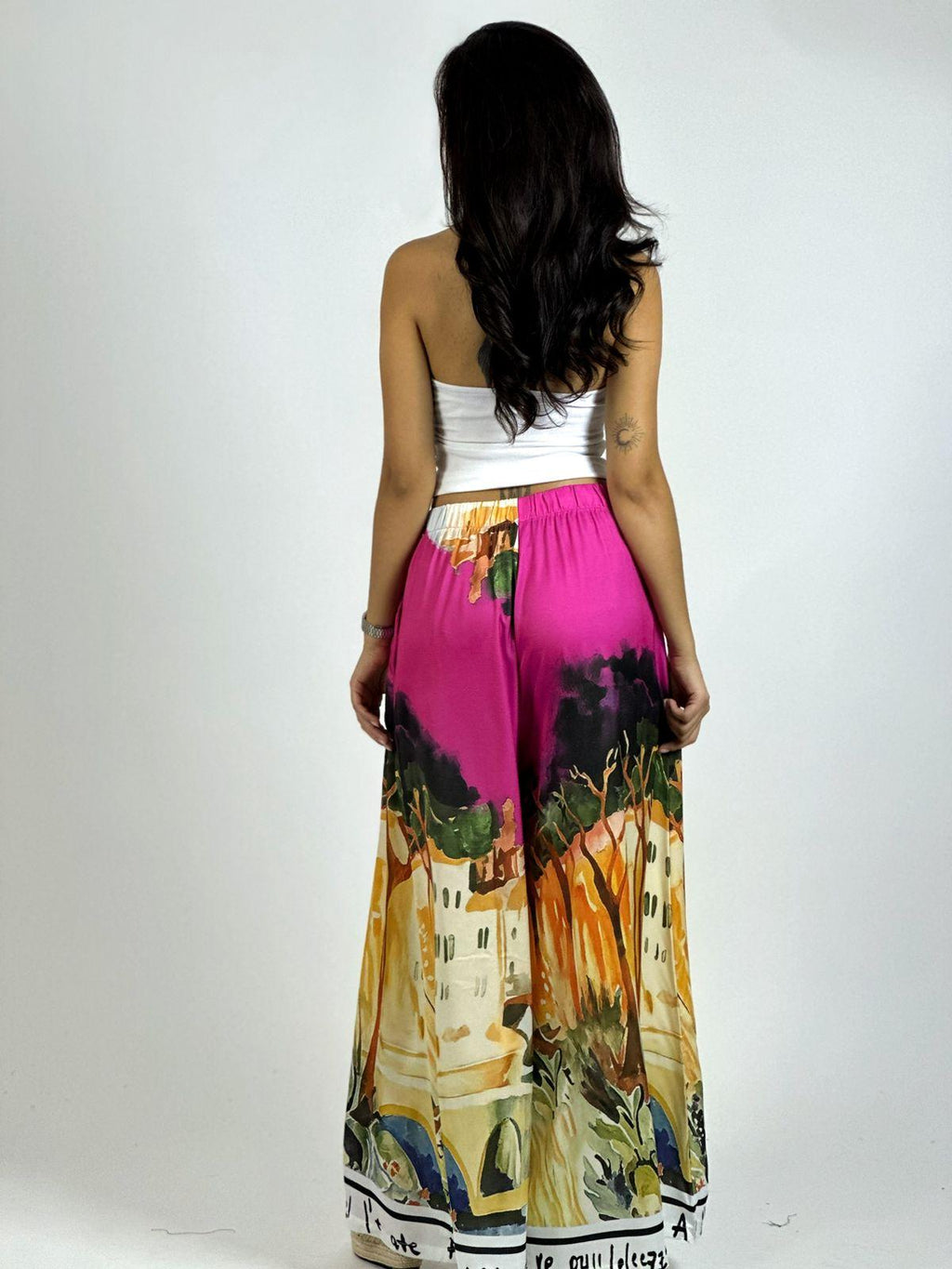 Palazzo Satín Estampado