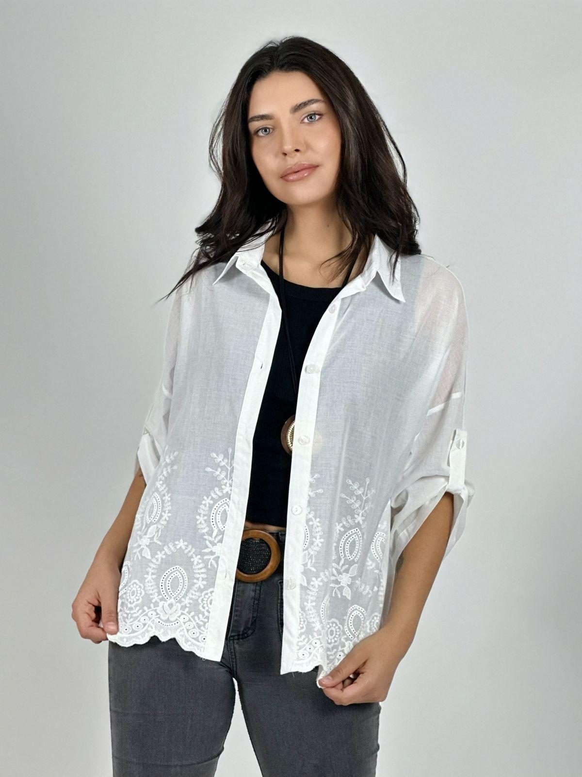 Blusa Bordado Boho Broderi