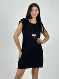 Mini Vestido Lino Faroleo