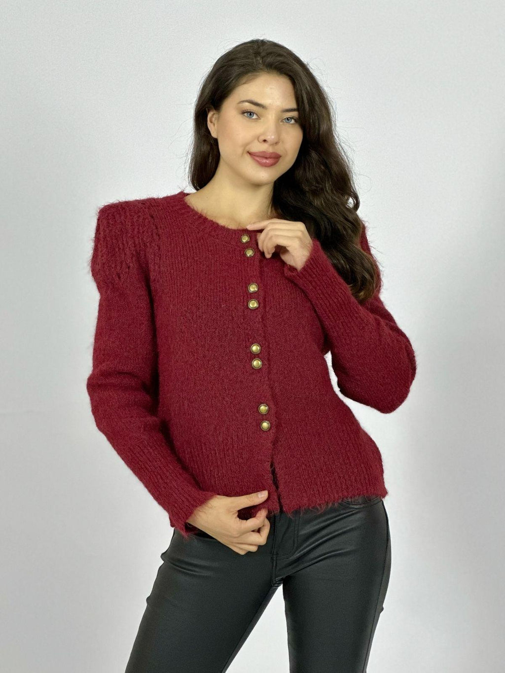 Sweater Lana Corto Abotonado
