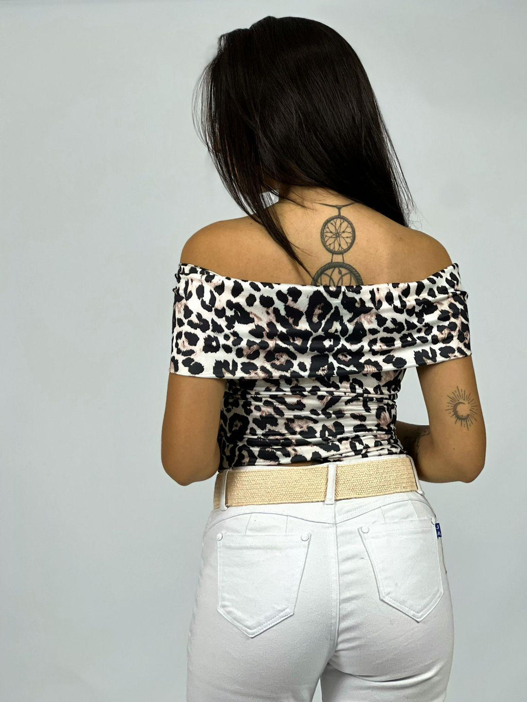 Polera Elasticada Hombros Caídos