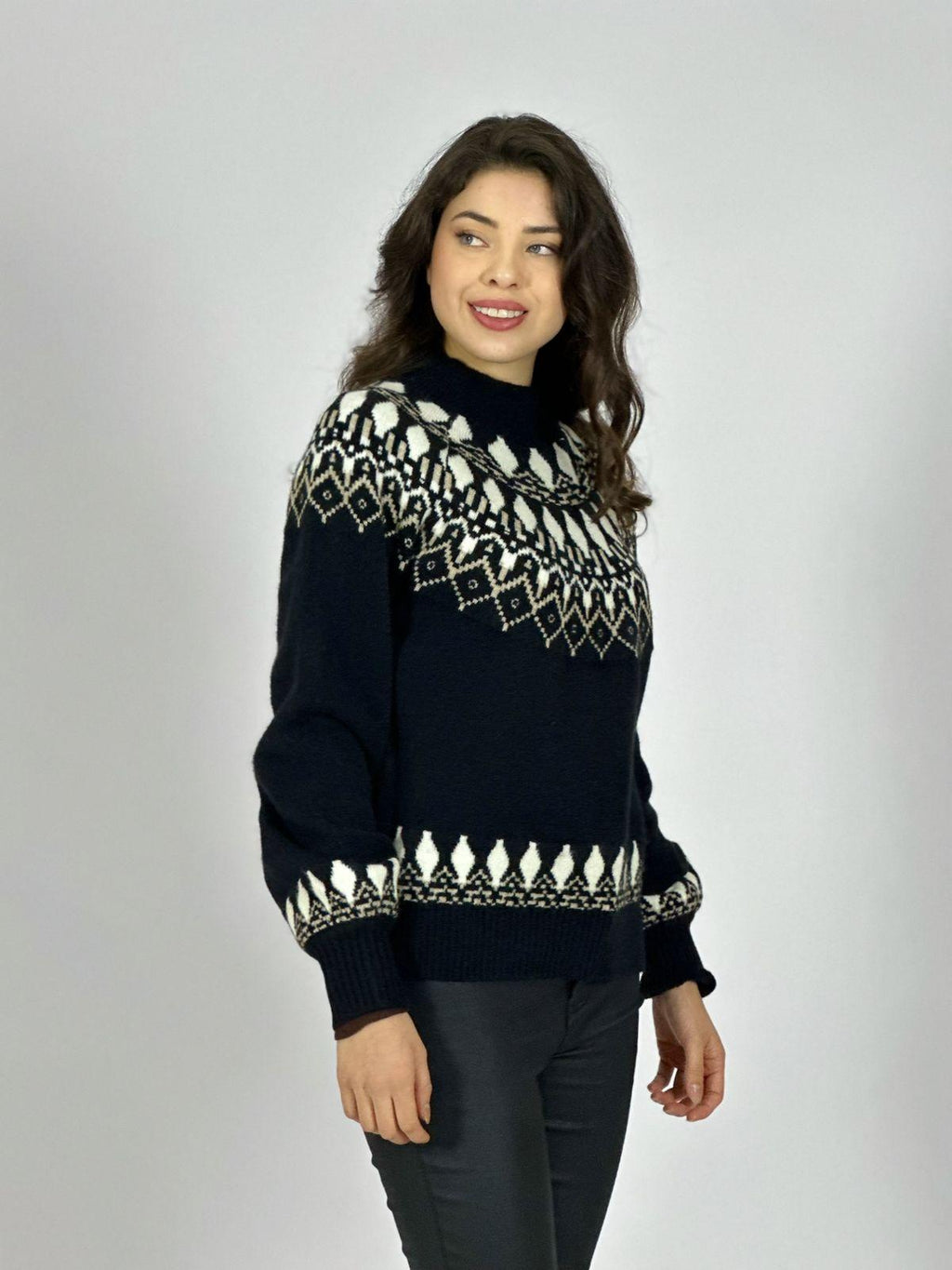 Sweater Lana Diseño Tipo Rombo