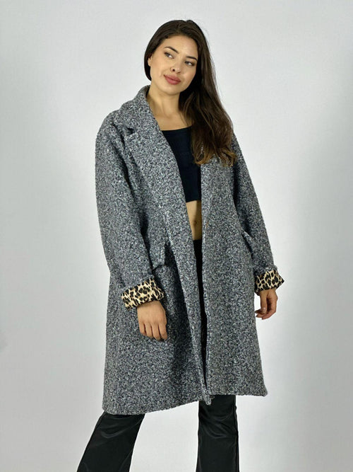 Abrigo Italiano Chiporro Forrado Print