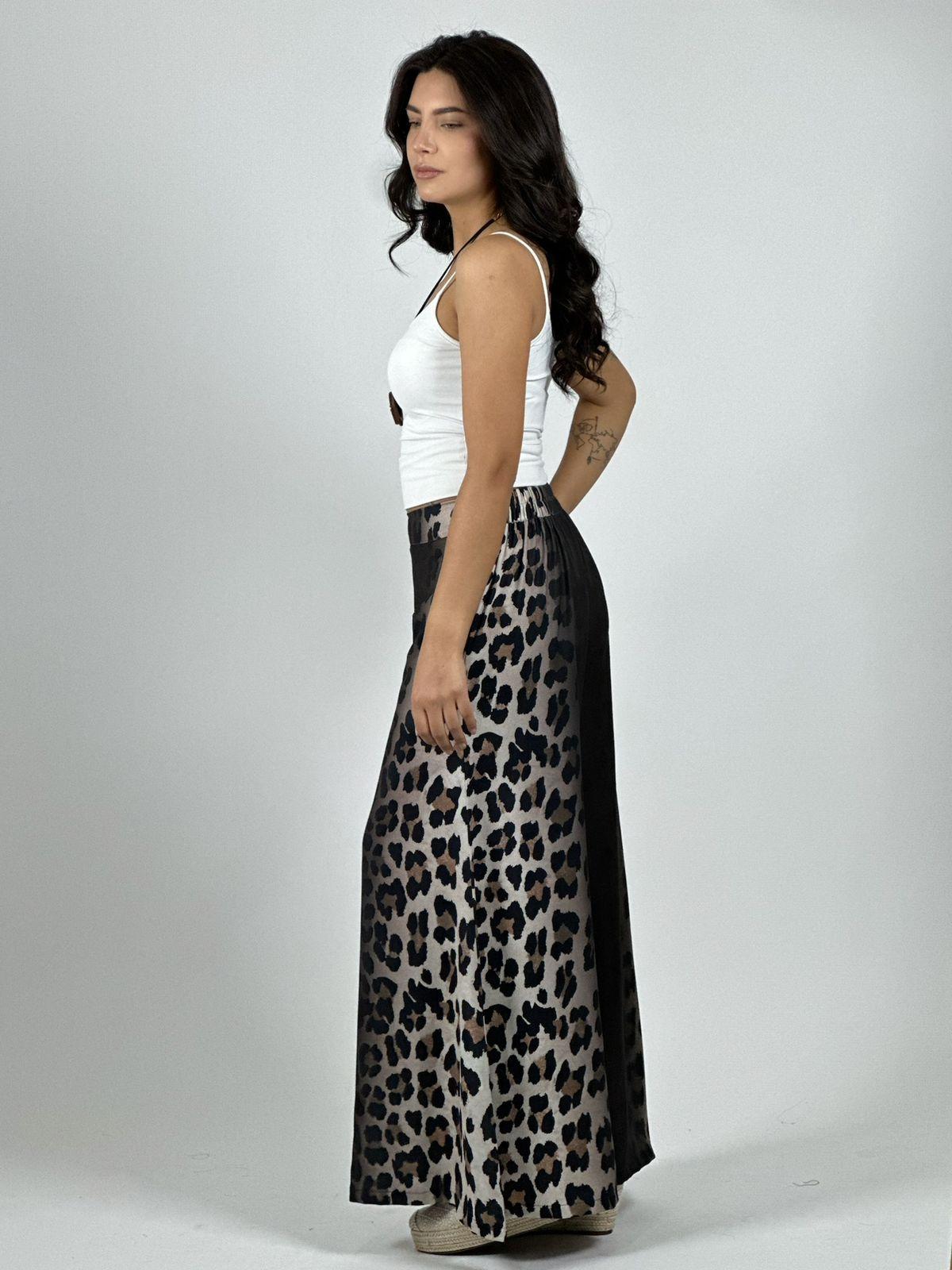 Palazzo Crepé Degrade Costado Print