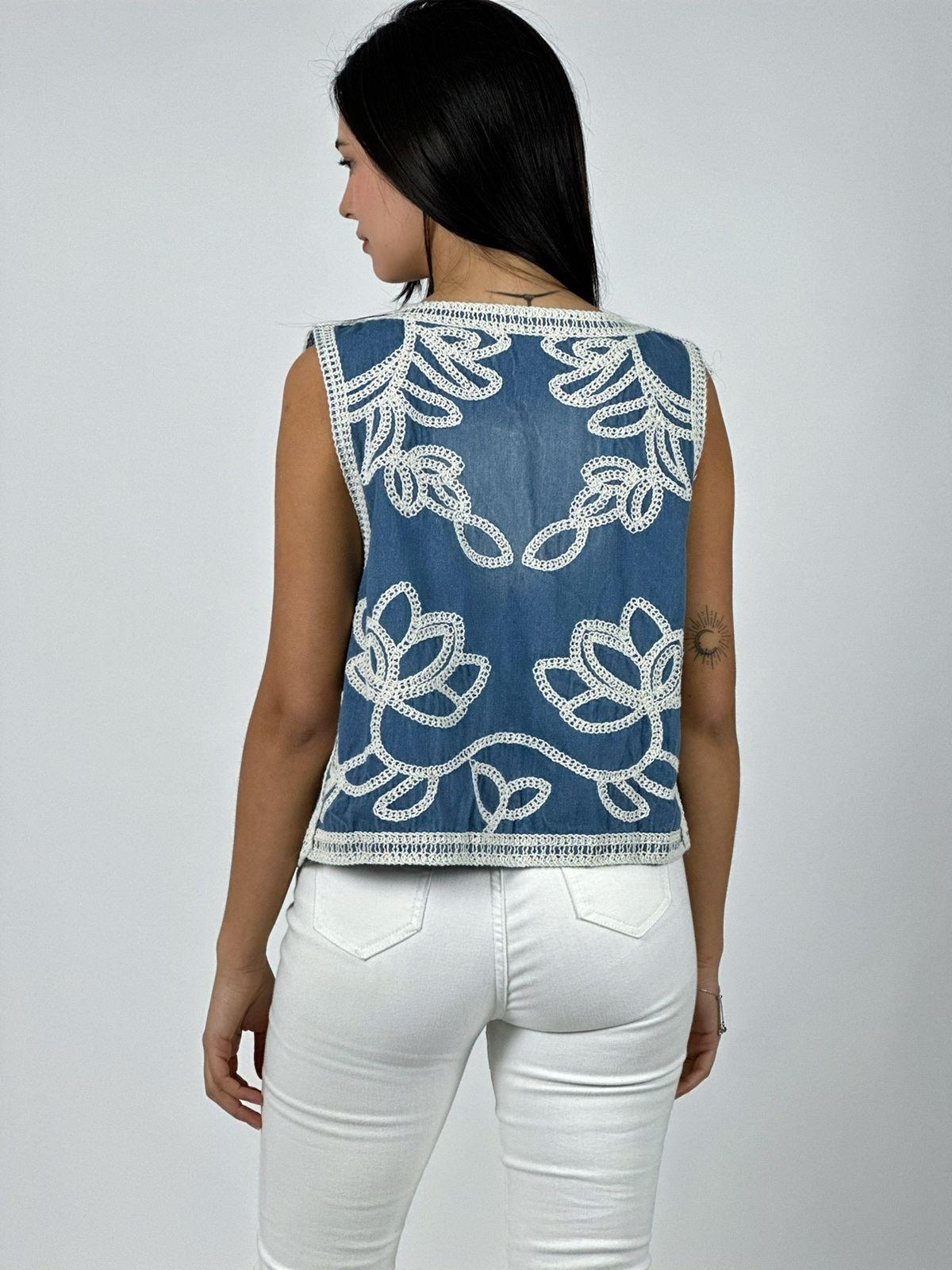 Gillete Boho Chic Diseño Bordado