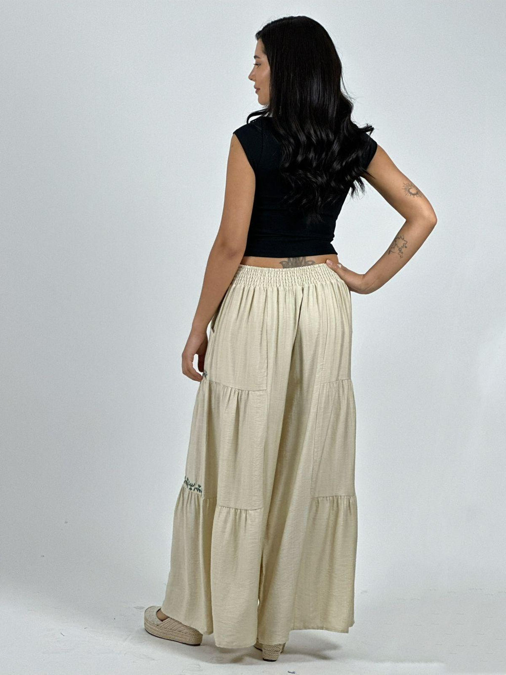 Palazzo Viscosa Toques Boho Chic