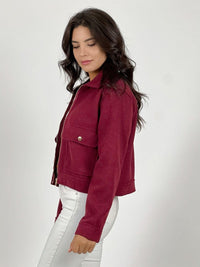 Chaqueta Paño Forrada Con Bolsillos