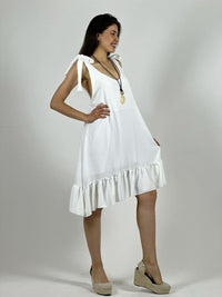 Mini Vestido Amarra en Hombros