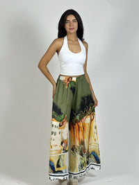 Palazzo Satín Estampado