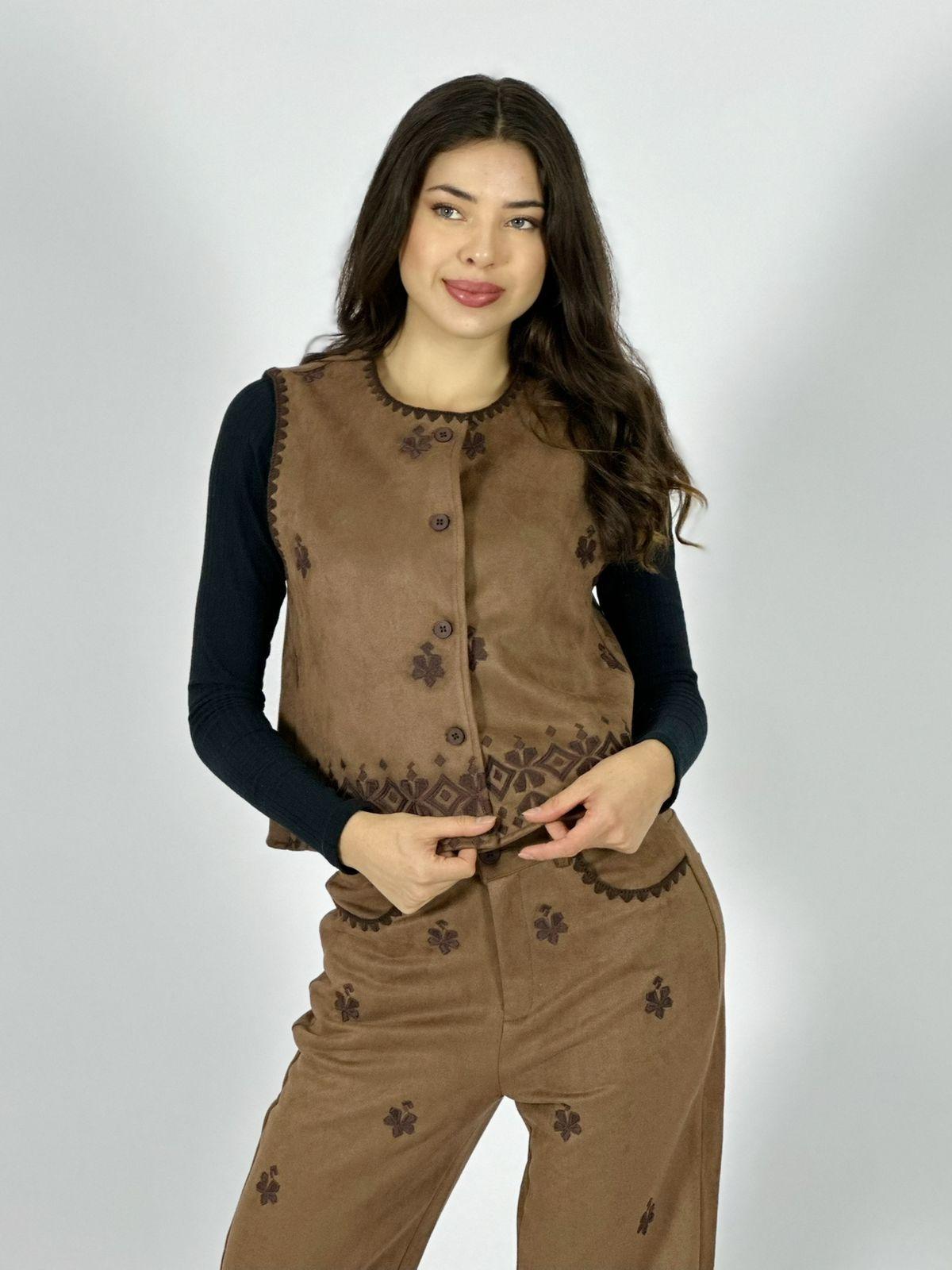 Gillette Gamuza Bordado