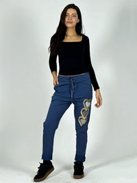 Jogger Italiano Estampado Triple Corazón