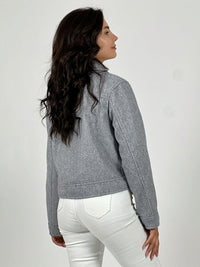 Chaqueta Paño Forrada Con Bolsillos