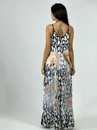 Vestido Viscosa Print con Corazón