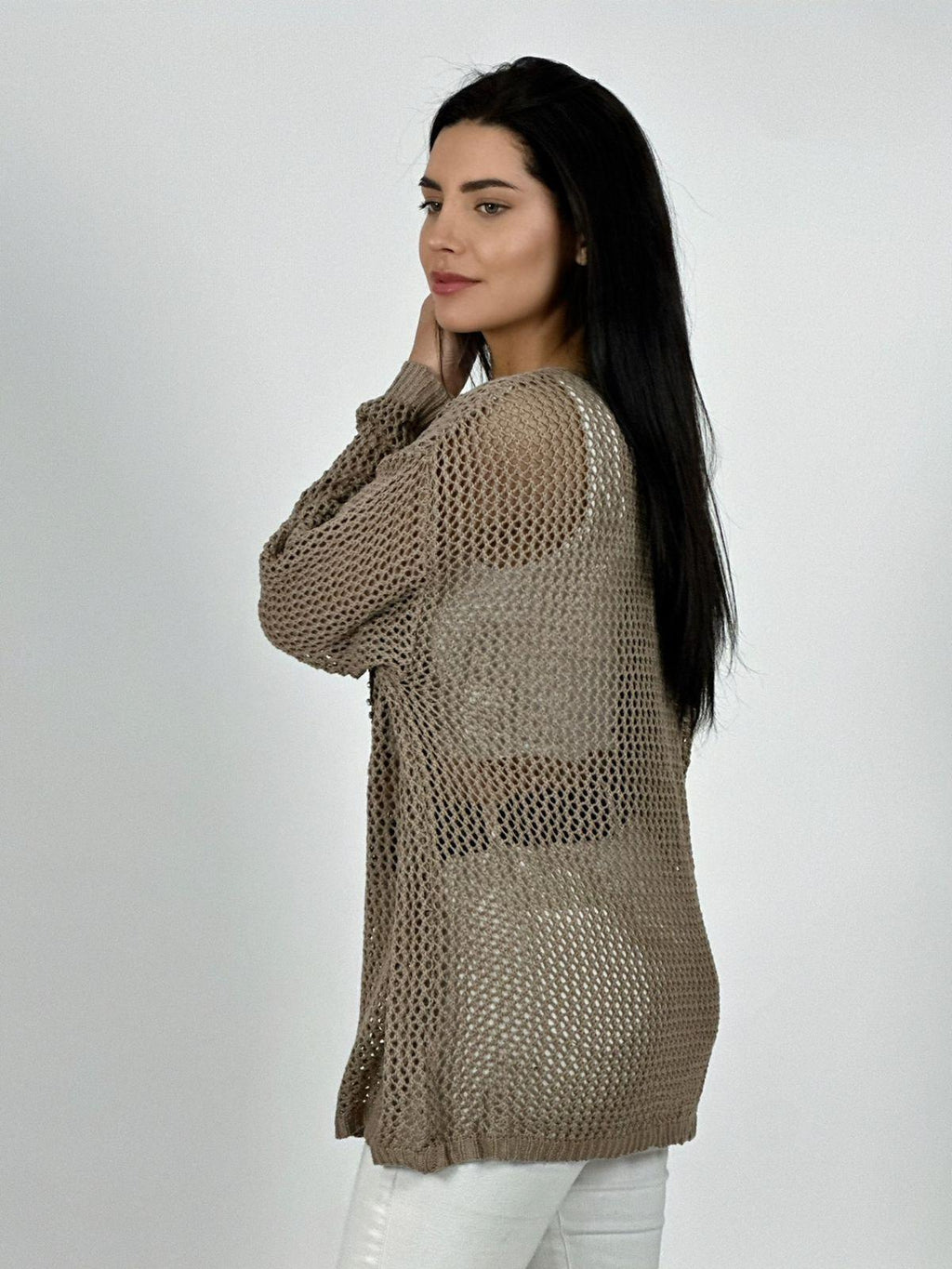 Polera Hilo Broderi Corazón Print