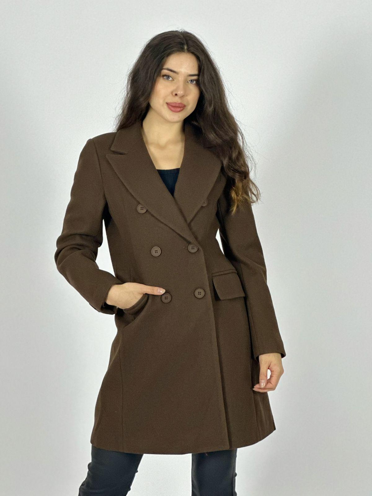 Abrigo Largo de Paño 6 Botones
