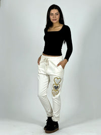 Jogger Italiano Estampado Triple Corazón