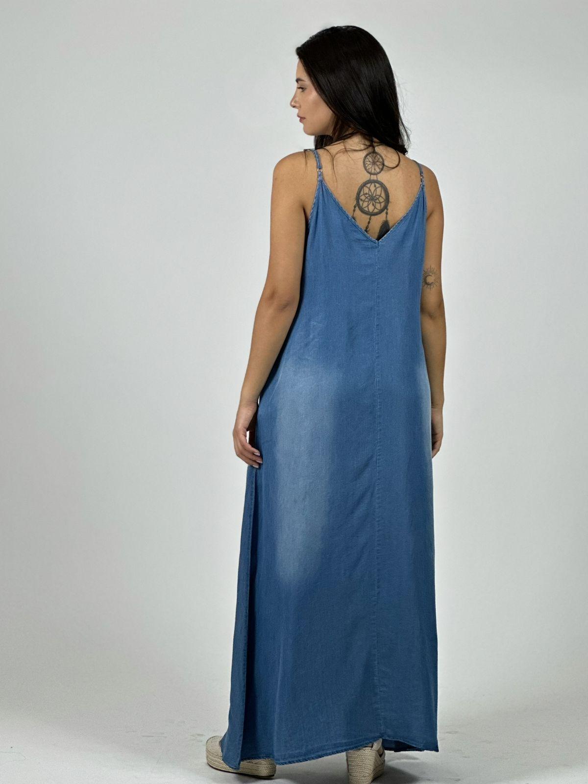 Vestido Mezclilla con Tirantes