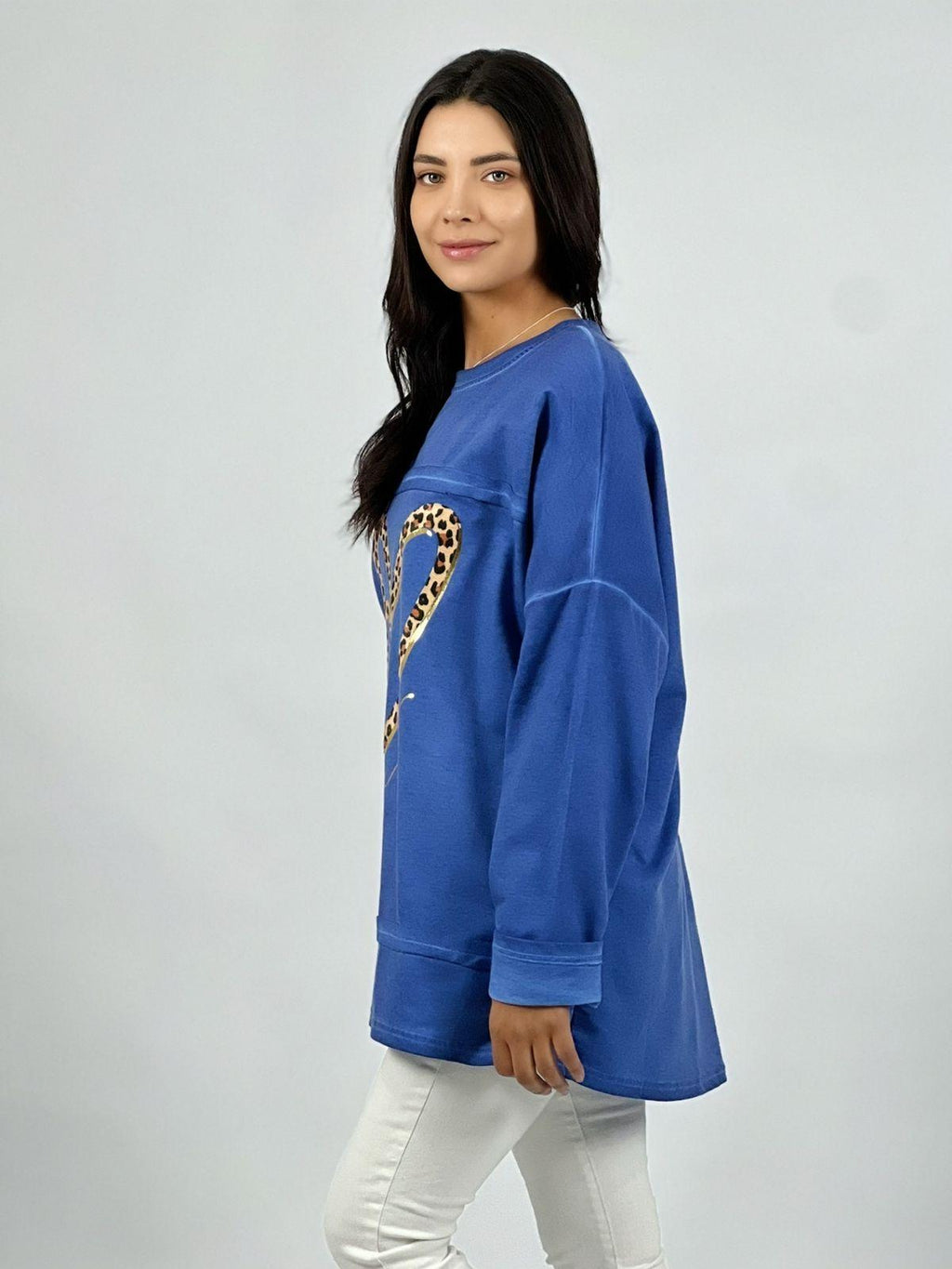 Polerón Algodón Doble Corazón Print