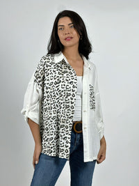 Blusa Lino Print