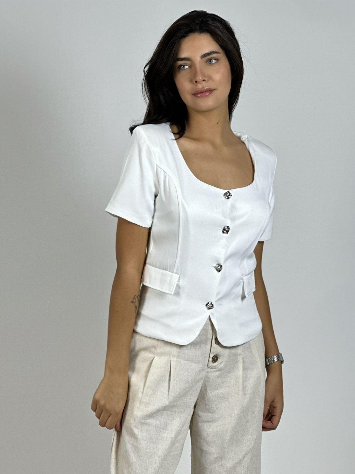 Polera Forrada Manga Corta