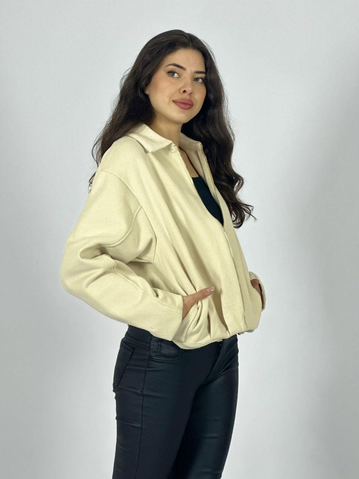 Chaqueta Bomber Paño Lisa
