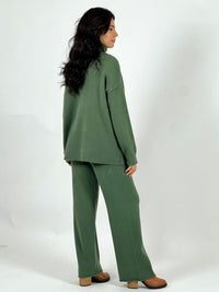 Conjunto de Lana Detalle Trenzado