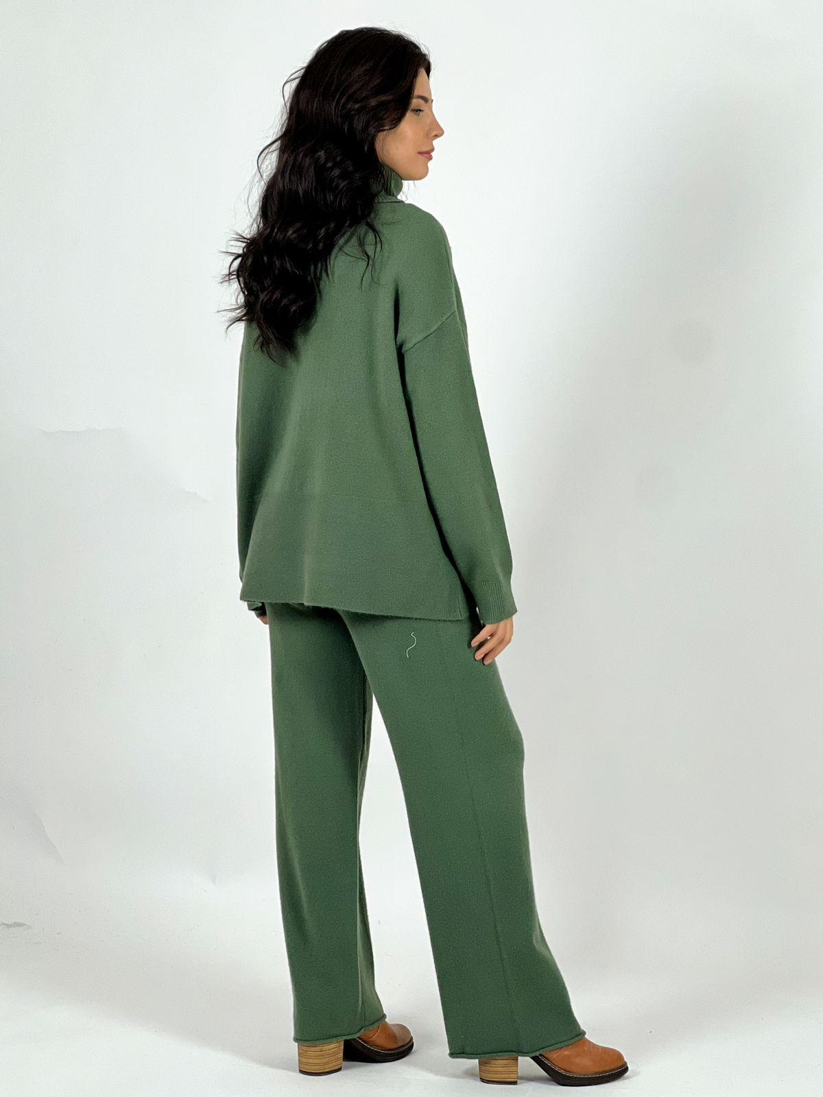 Conjunto de Lana Detalle Trenzado