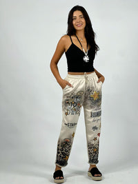Jogger Gamuza Diseño Estrellas