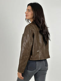 Chaqueta Biker Ecocuero