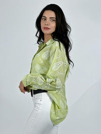 Blusa Bordado Estilo Broderi