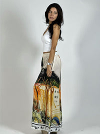 Palazzo Satín Estampado