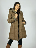 Parka Acolchada Forrado Print