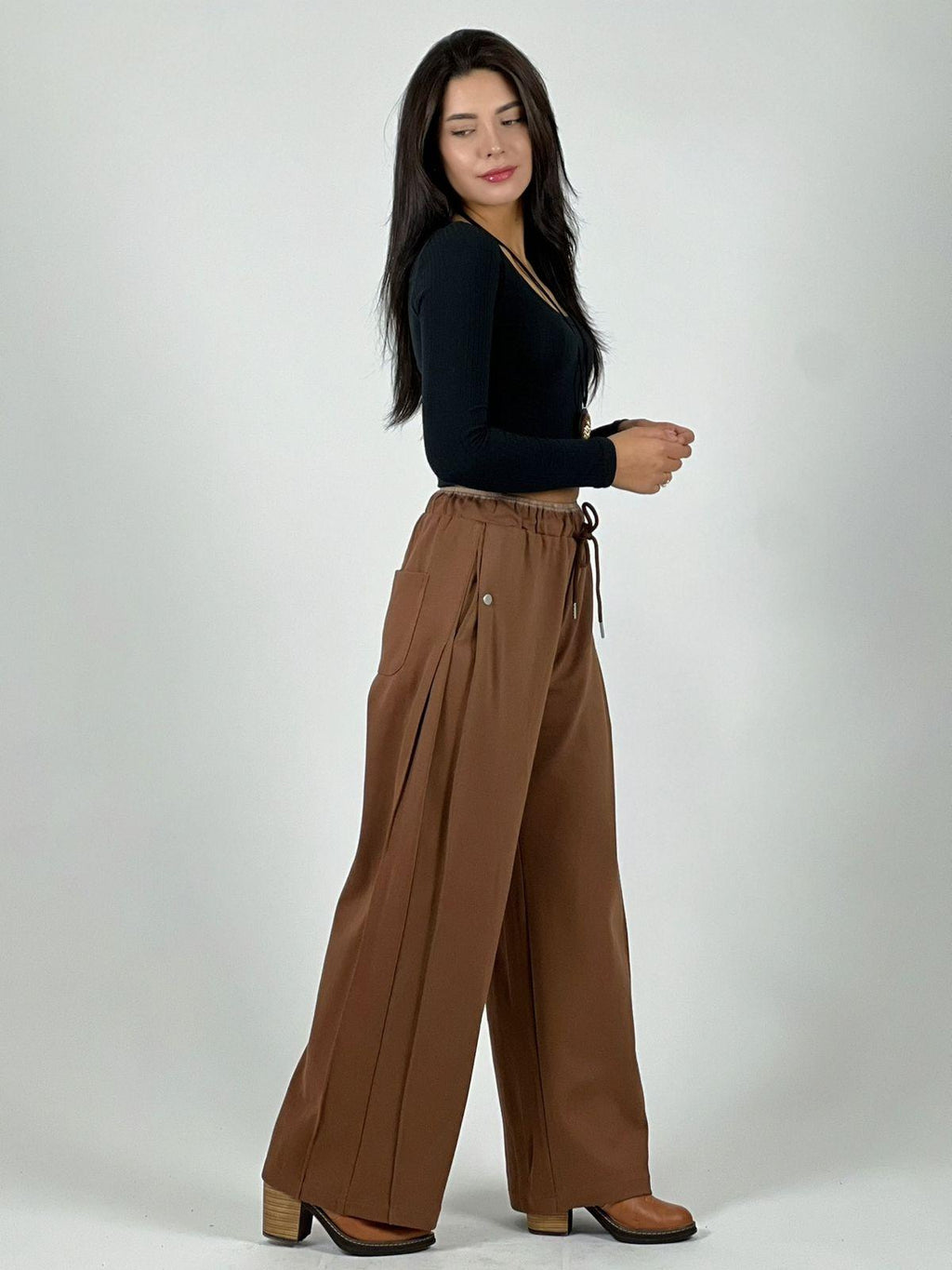 Pantalón de Algodón Doble Pretina