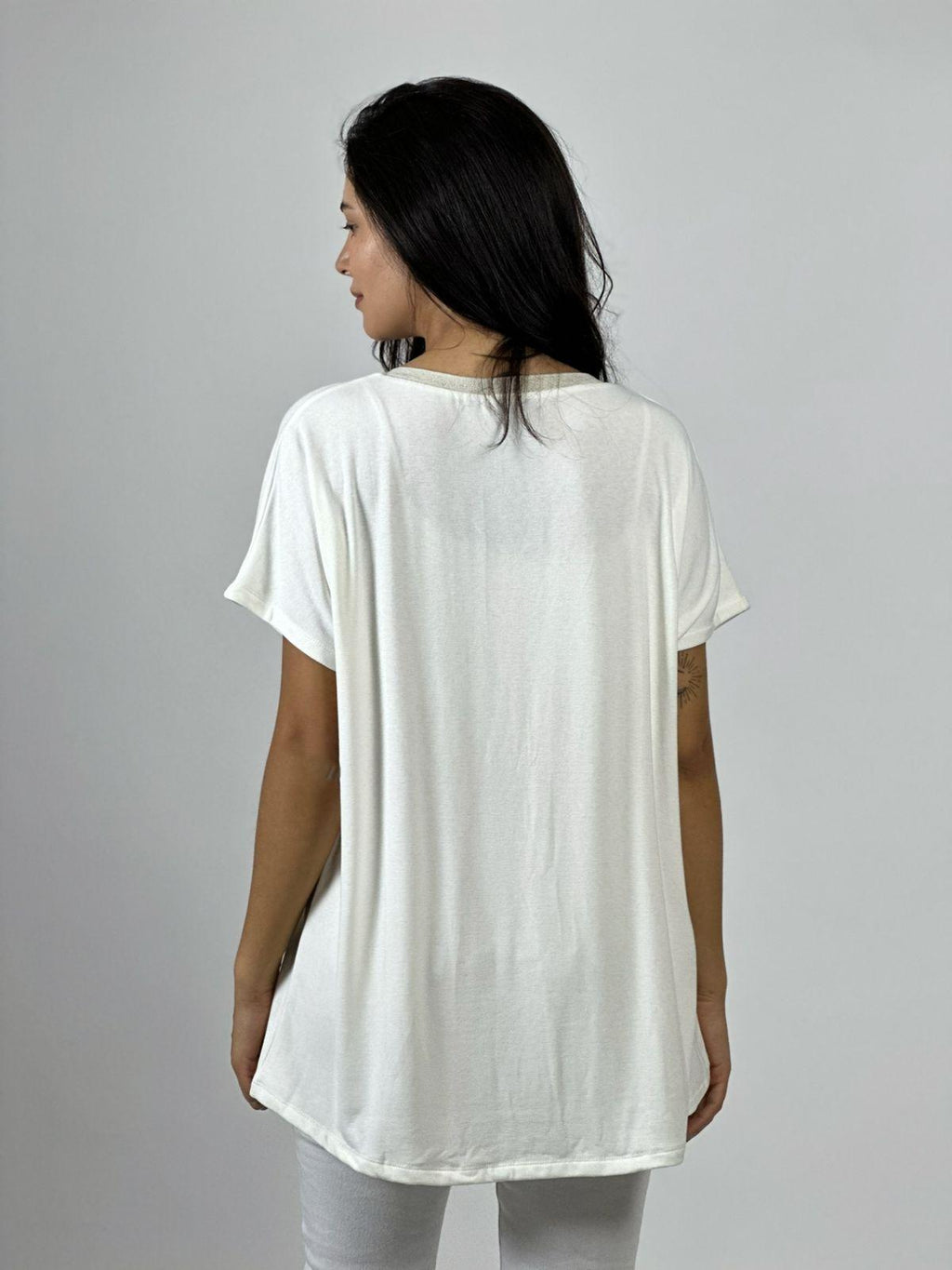 Polera Algodón Corazón Triple