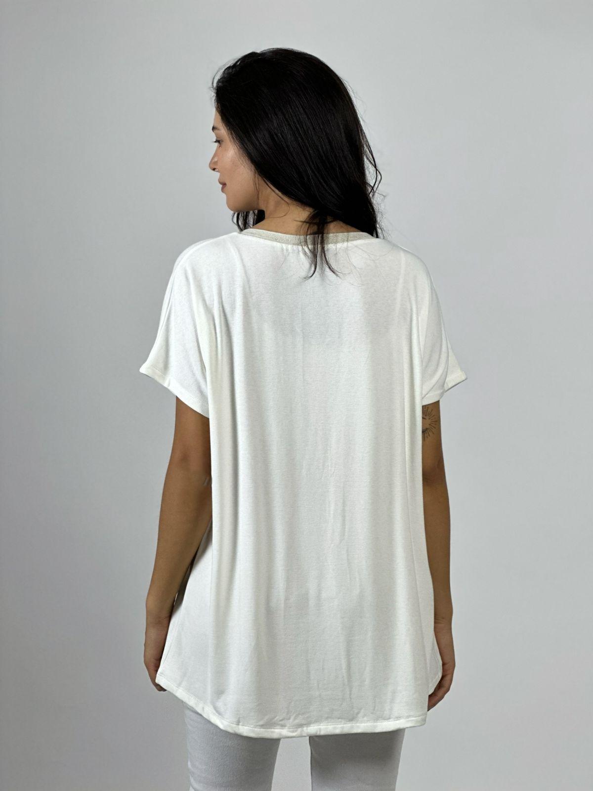 Polera Algodón Corazón Triple