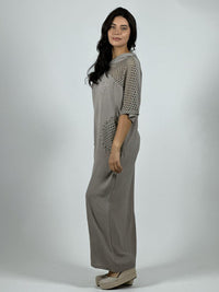 Vestido Lino Largo Holgado